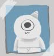 一つ目,モンスター,ぬいぐるみ,シンプル,白,灰色背景