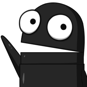 ロボット,シンプル,黒,キャラクター,アニメ風