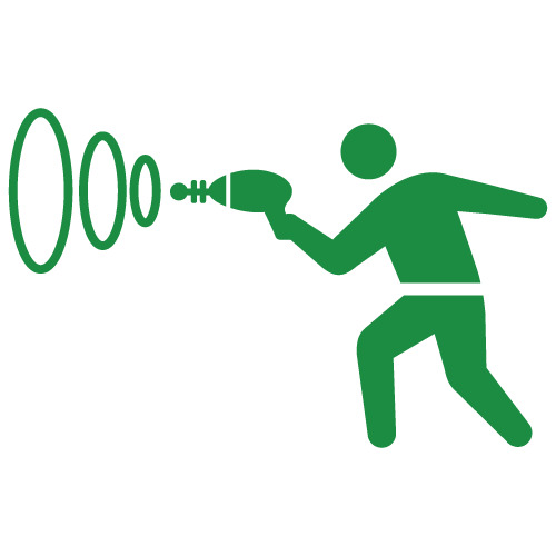 アイコン,シルエット,人型,レーザー,光線銃,攻撃,SF