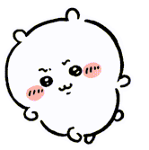 イラスト,動物,キャラクター,白い,丸い,ほっぺた赤い,かわいい,シンプル