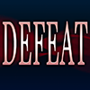 DEFEAT,敗北,文字,黒背景,ゲーム