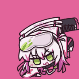 アニメキャラクター,ピンク背景,チビキャラ,アニメーション