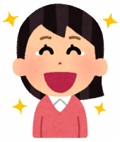 笑顔,女性,シンプル,イラスト,キラキラ