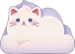 猫,雲,キャラクター,かわいい