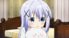 アニメ,女の子,ぬいぐるみ,紫色の髪,大きな瞳,子供