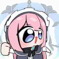 アニメ風,ピンク髪,メイド,デフォルメ,女の子,大きな目,かわいい