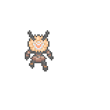 ドット絵,ファンタジー,鎧,頭飾り,後ろ姿,キャラクター,緑背景