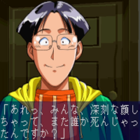男性,メガネ,パーカー,アニメ風,セリフ,文字入り
