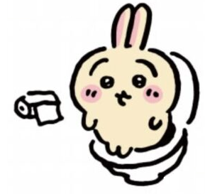 うさぎ,トイレ,キャラクター,かわいい