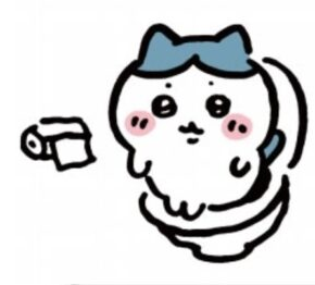 猫,かわいい,トイレ,イラスト,マスコットキャラクター