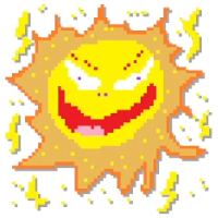 太陽,太陽の顔,笑顔,黄色,オレンジ,イラスト,アイコン