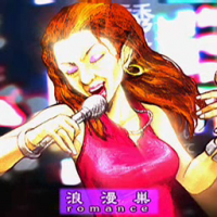 女性,歌う,マイク,赤いドレス,カラオケ,浪漫,romance