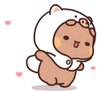 くま,着ぐるみ,アニメ,かわいい,ハート,動物コスプレ