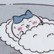 雲,リボン,ねこ,かわいい,癒し