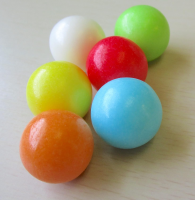 カラフル,ガムボール,丸い,お菓子,緑,赤,青,オレンジ,白,黄色