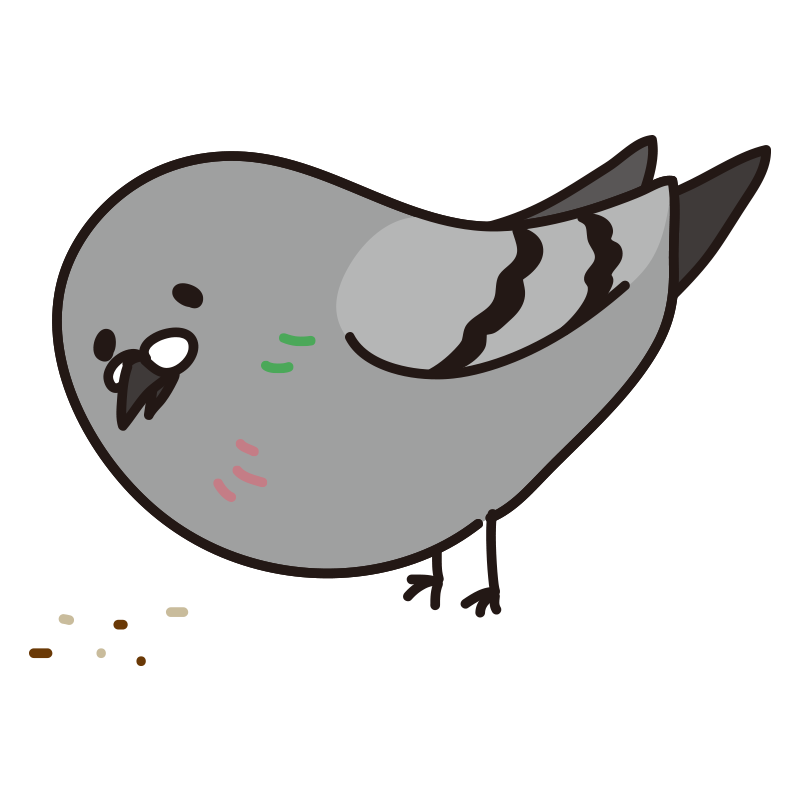 鳥,ハト,イラスト,ゆるキャラ