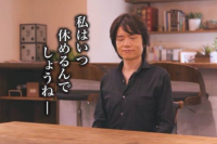 休める,台詞,本棚,男性,スーツ,私はいつ休めるんでしょうねー