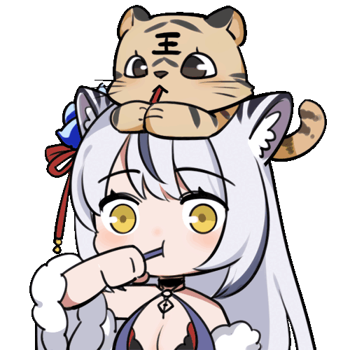 白髪,金色の目,猫,虎柄,女の子,アニメ風,髪飾り,着物