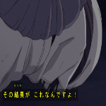 アニメ,人物,セリフ,その結果がこれなんですよ！,モノローグ,夜,黒髪