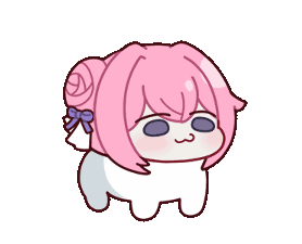 ピンクの髪,アニメキャラ,かわいい,動物