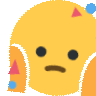 絵文字,アイコン,黄色,オレンジ,悲しい,キャラクター,コンフェッティ,パーティー,模様,かわいい