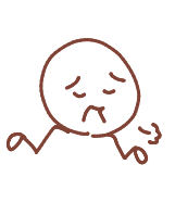 シンプル,困惑,スケッチ,手描き風