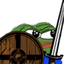 カエル,剣,盾,騎士,Pepe