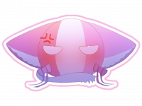怒り,まんまる,ピンク,かわいい,キャラクター,もちもち,シンプル,アイコン