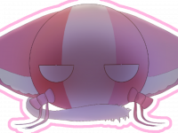 キャラクター,ぬいぐるみ,ピンク,耳が大きい,リボン,帽子,ぬいぐるみキャラクター