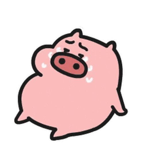 ブタ,かわいい,イラスト,泣いている,ピンク,動物,スタンプ