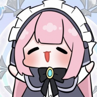 アニメ風,メイド,ピンク髪,ヘッドフォン,かわいい,デフォルメ
