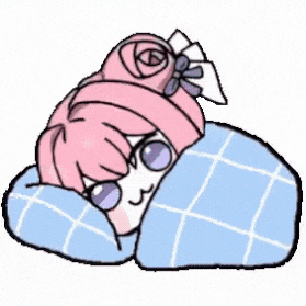 女の子,ピンク髪,毛布,寝る,ゆっくり,かわいい,丸いメガネ